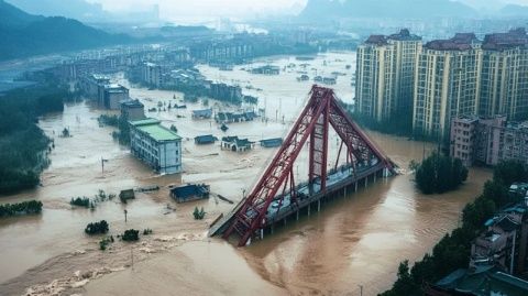 宝鸡暴雨肆虐铁路交通受重创七十余列列车停运