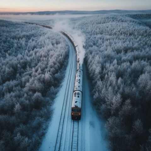 吉林大雪公交变“雪国列车”，乘客淡定记录温馨时刻