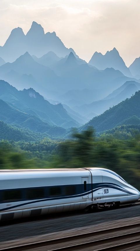 高铁沿途美景打卡：从桂林山景到贵阳湖畔风光之旅